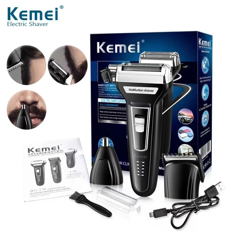 Mens Grooming Box - Kemei متعددة الوظائف مقاوم للماء 3