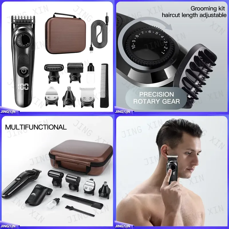 Men'S Grooming Hair Removal - ماكينة حلاقة الشعر الكهربائية الاحترافية LM-1832