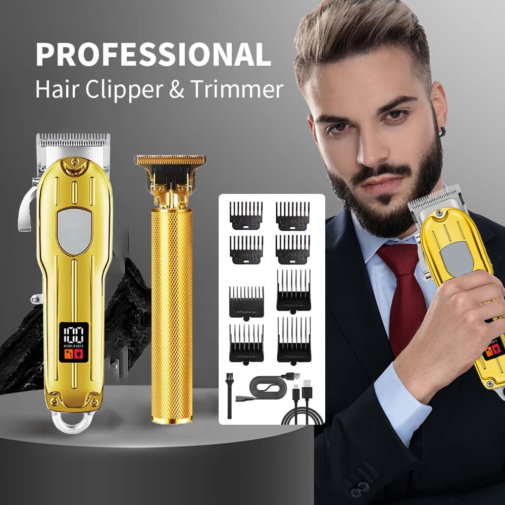Men'S Grooming Haircut - مجموعة ماكينة حلاقة كهربائية 2 في