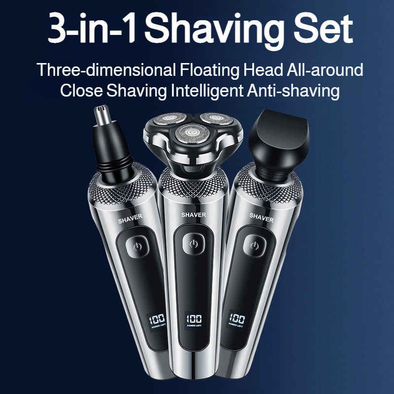 Men Grooming Full Body - ماكينة حلاقة كهربائية ذكية بشاشة رقمية