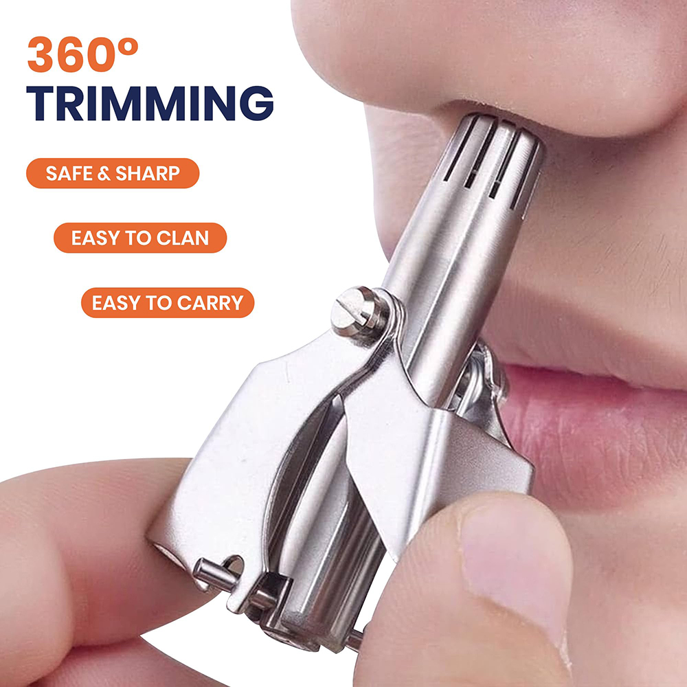Men'S Grooming Hair Removal - أداة تشذيب شعر الأنف والأذن اليدوية