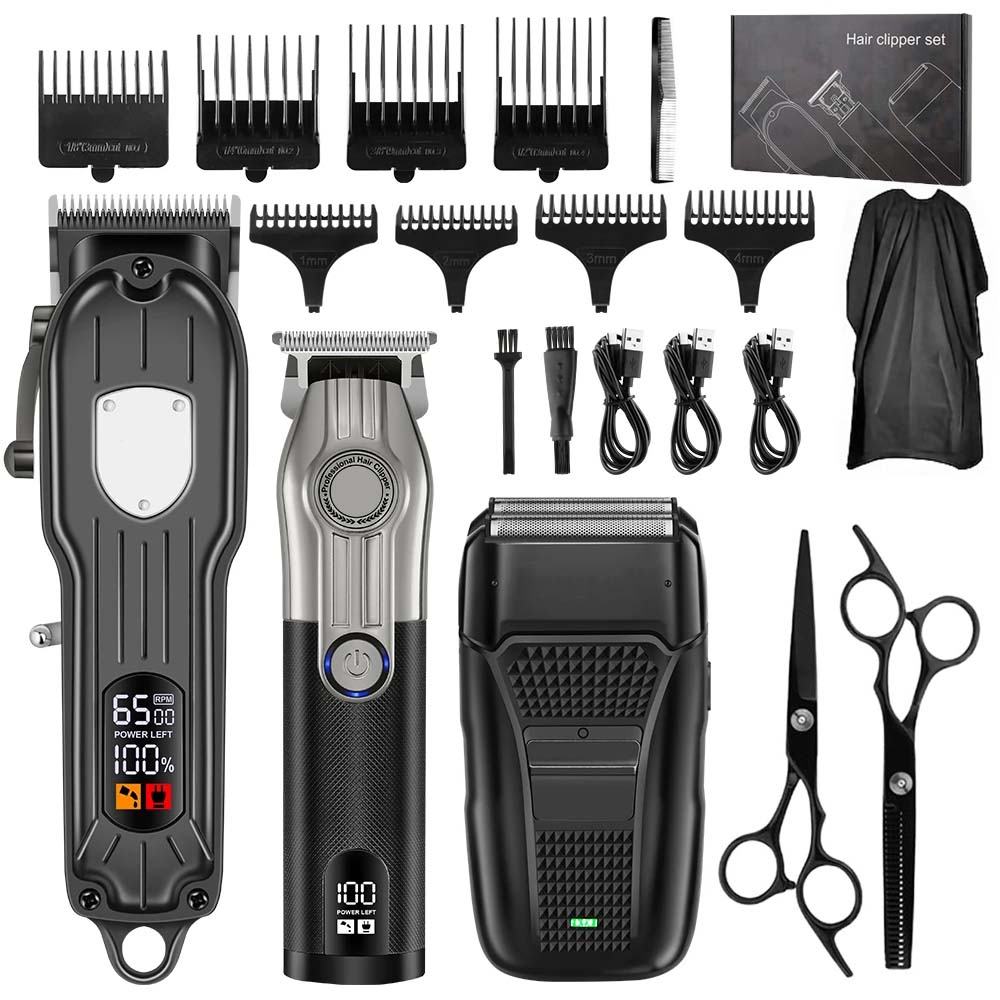 Men'S Grooming Set - مجموعة ماكينة حلاقة الشعر الاحترافية للرجال