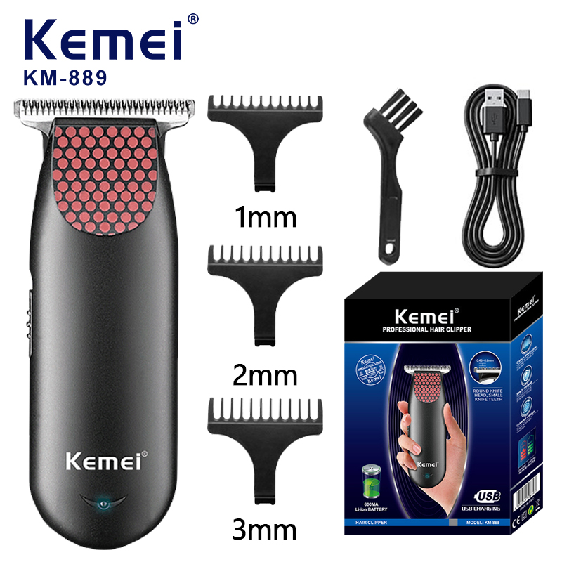 Kemei 889 المهنية جيب مقص الشع - مراجعة Mens Grooming Box وسعره