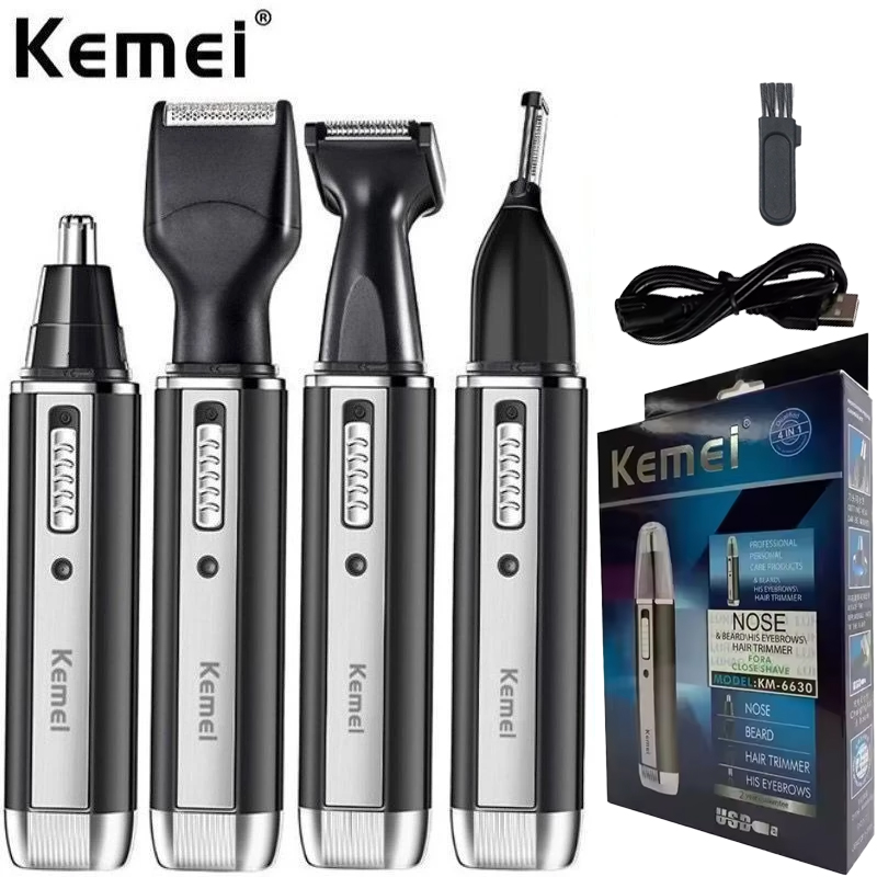 ماكينة تشذيب شعر الأنف Kemei-6 - مراجعة Men'S Grooming Set وسعره