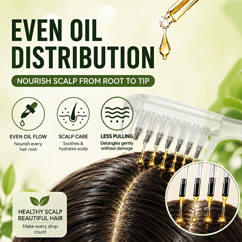 مشط لتطبيق زيت فروة الرأس للسي - مراجعة Men'S Grooming Oil وسعره