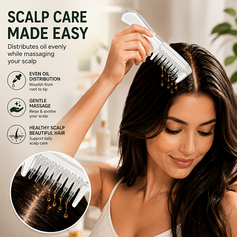 مشط لتطبيق زيت فروة الرأس للسي - مراجعة Men'S Grooming Oil وسعره