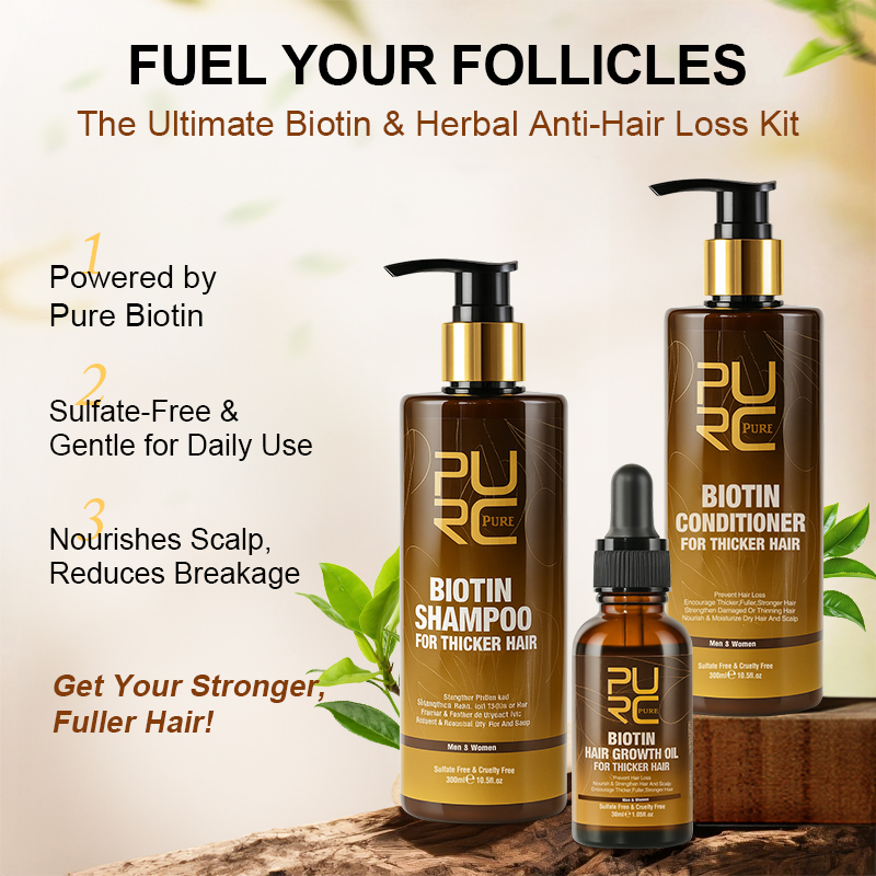 PURC البيوتين زيت نمو الشعر شا - مراجعة Men'S Grooming Oil وسعره