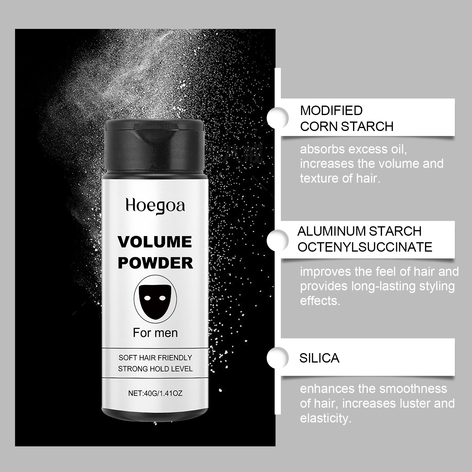 مسحوق شعر مكثف يدوم طويلاً للت - مراجعة Men'S Grooming Oil وسعره