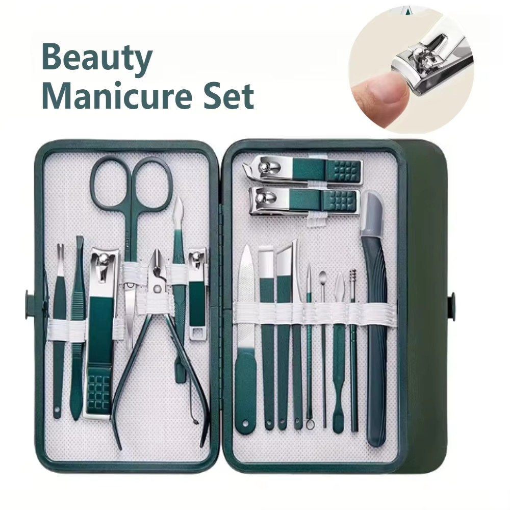 طقم مانيكير 4/7/10/12/18 قطعة، - مراجعة Nail Care Kit Mens وسعره