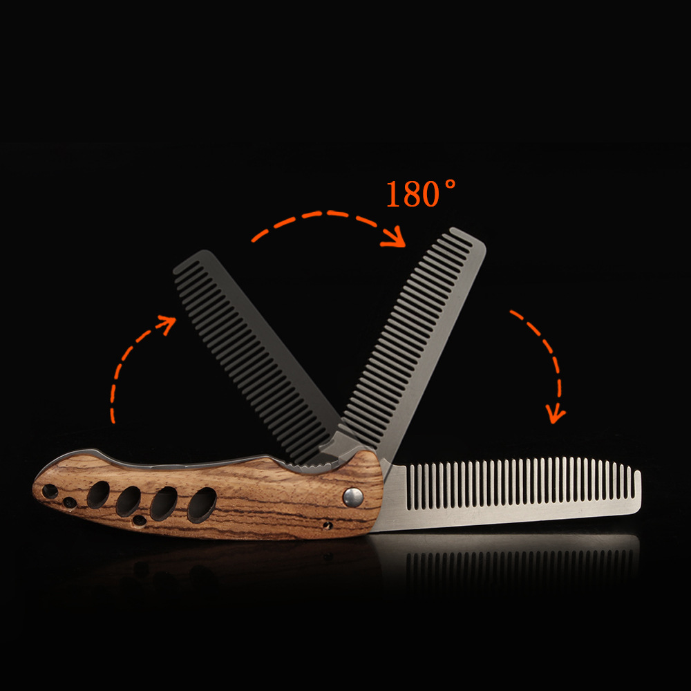 مشط لحية قابل للطي من الخشب ال - مراجعة Mens Grooming Box وسعره