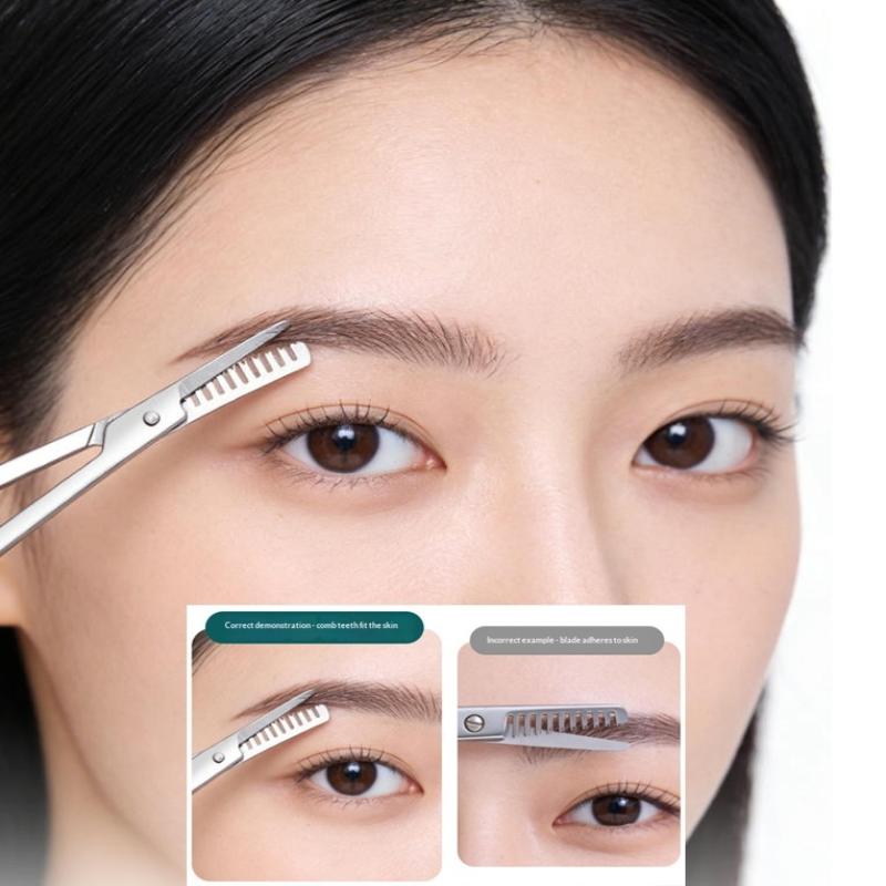 مقص تشذيب الحواجب من الفولاذ ا - مراجعة Men'S Grooming Hair Removal وسعره
