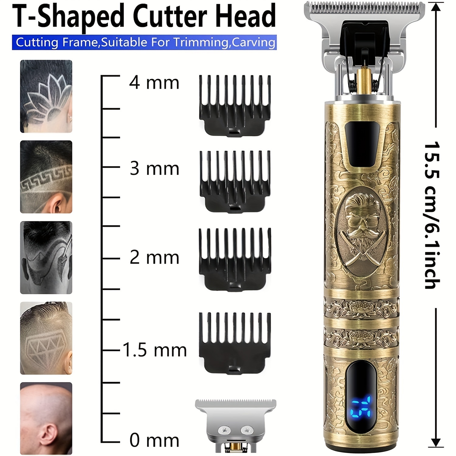 مقص الشعر الكهربائية مع شاشة ا - مراجعة Men'S Grooming Oil وسعره