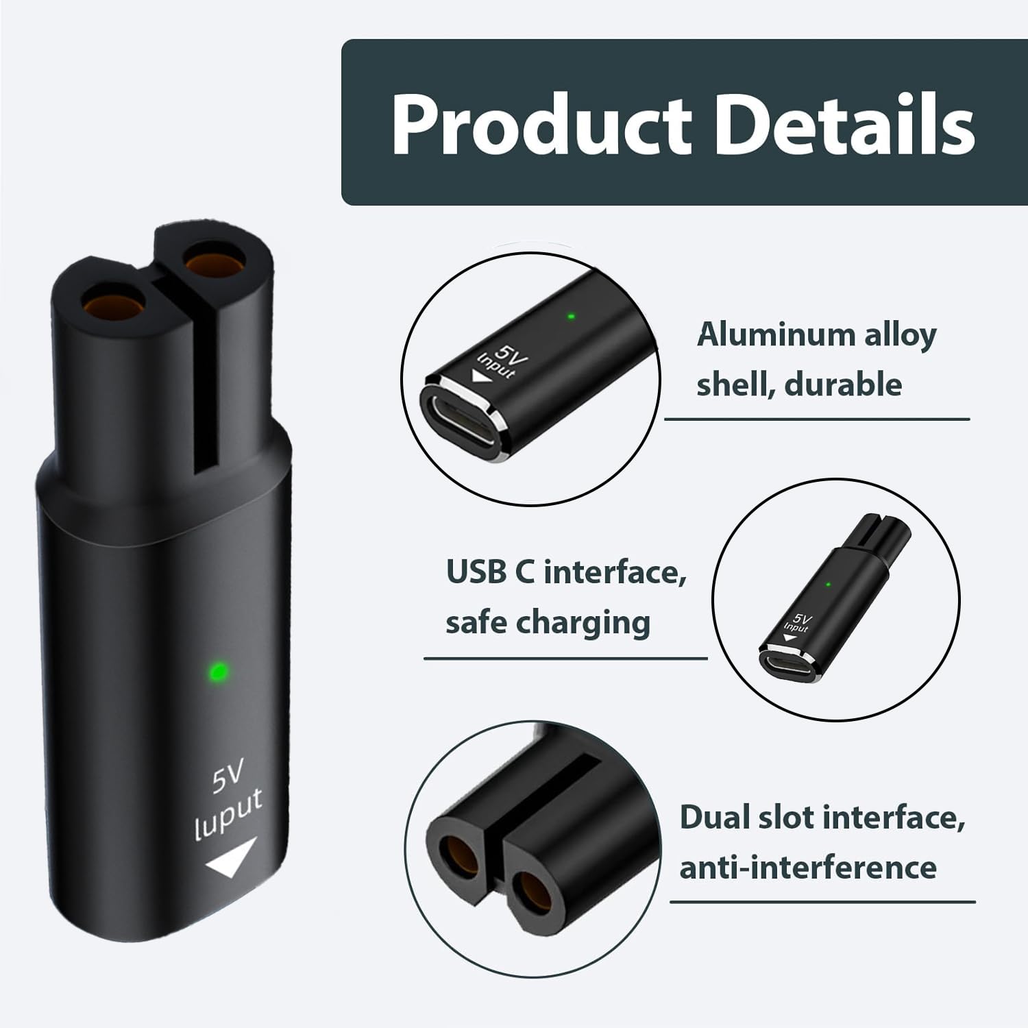 محول شحن USB نوع C بقوة 5 فولت - مراجعة Men'S Grooming Haircut وسعره