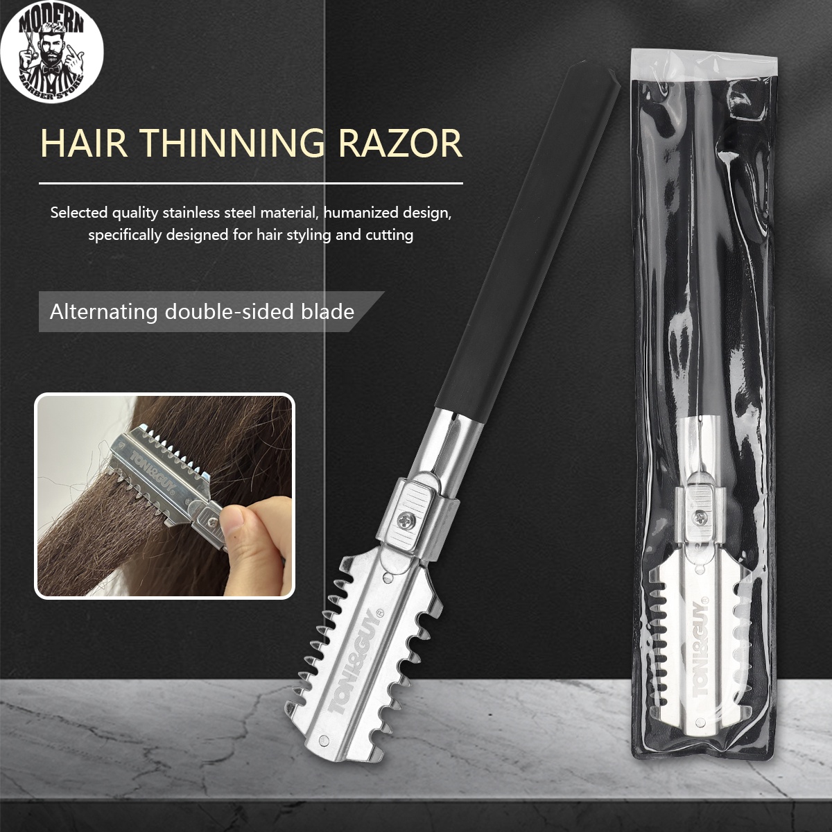 شفرات حلاقة مزدوجة الحواف للصا - مراجعة Men'S Grooming Haircut وسعره