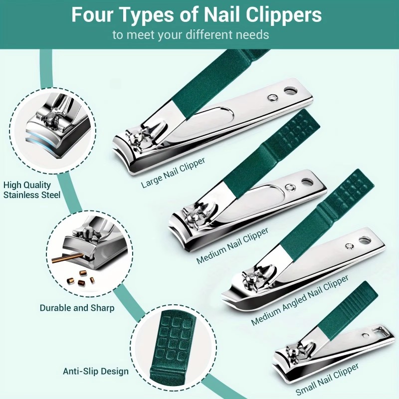 مجموعة أدوات العناية بالأظافر، - مراجعة Nail Care Kit Mens وسعره
