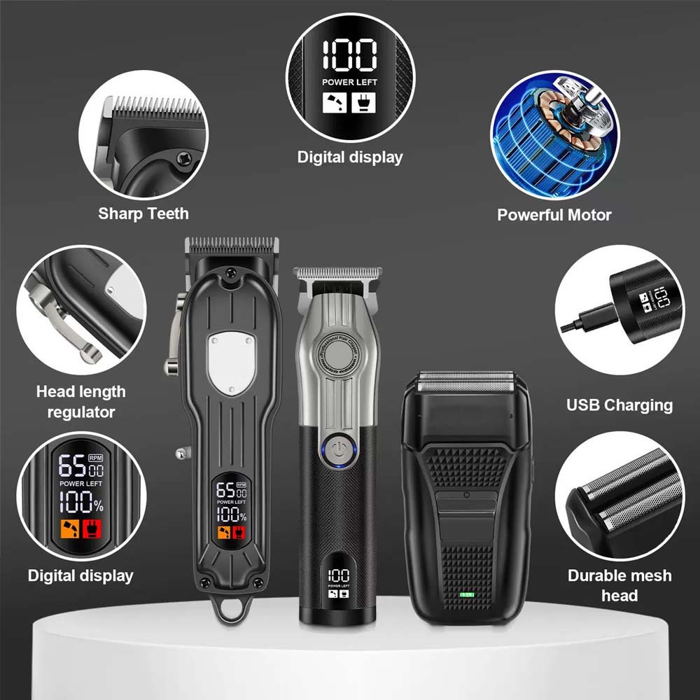 مجموعة ماكينة حلاقة الشعر الاح - مراجعة Men'S Grooming Set وسعره