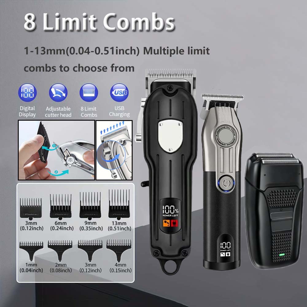 مجموعة ماكينة حلاقة الشعر الاح - مراجعة Men'S Grooming Set وسعره