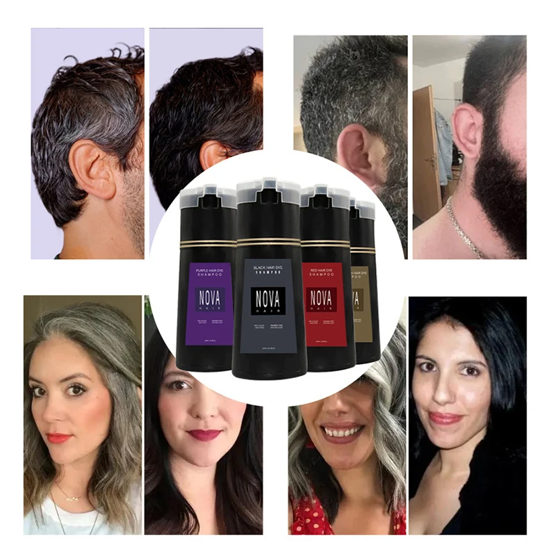 نوفا شامبو صبغ الشعر صبغ فوري  - مراجعة Men'S Grooming Oil وسعره